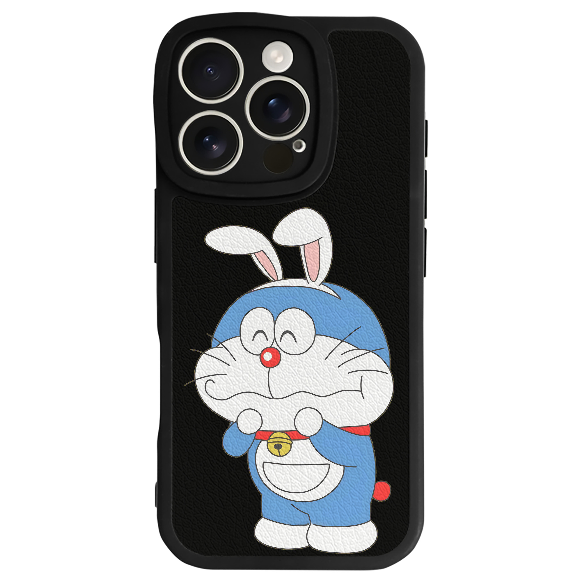 （画像用） ドラえもん Doraemon 【iPhone 16シリーズ対応】シリコンスマホケース（レザー調） 材質：シリコン